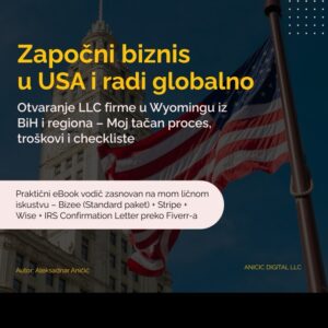 eBook: Otvori svoj LLC iz BiH i regiona – brzo, sigurno i bez komplikacija