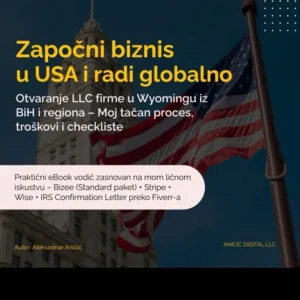 eBook: Otvori svoj LLC iz BiH i regiona – brzo, sigurno i bez komplikacija