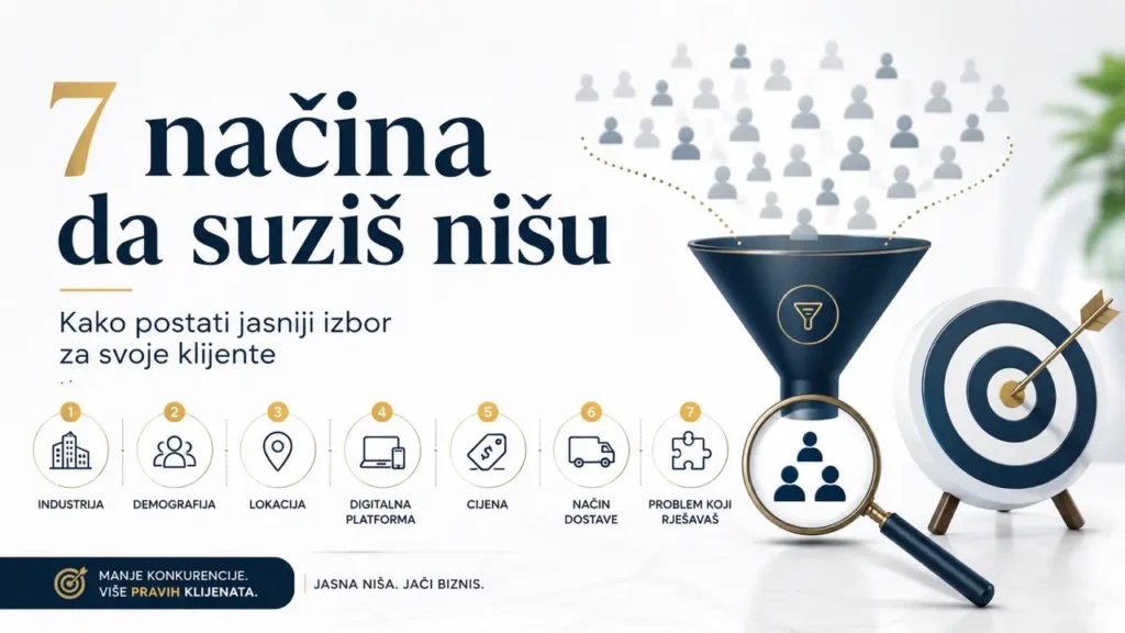 7 načina da suziš nišu i povećaš prodaju